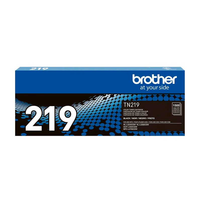 BROTHER - TONER BROTHER TN219BK COLOR NEGRO, RINDE 1500 PAGINAS - P/N: TN-219BK