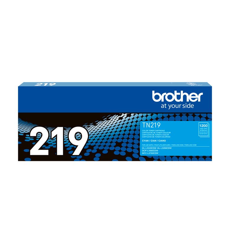 BROTHER - TONER BROTHER TN219C COLOR CYAN, RINDE 1200 PAGINAS - P/N: TN-219C