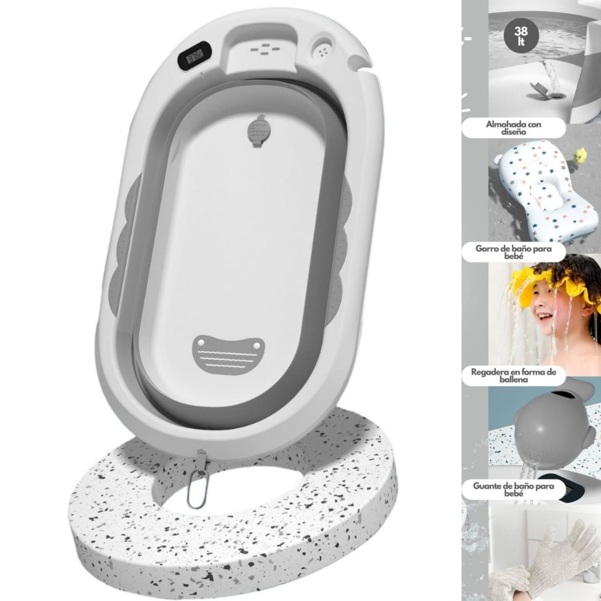 CAM - BAÑERA PLEGABLE PARA BEBÉ SPLASH CAM