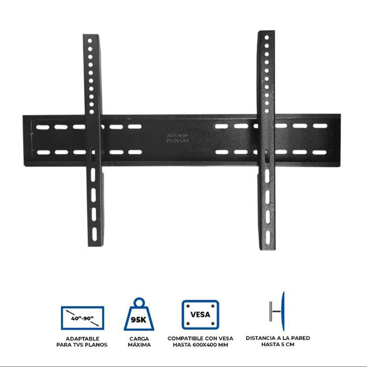 NACIONAL - Rack fijo para de tv 40 a 90 NACIONAL