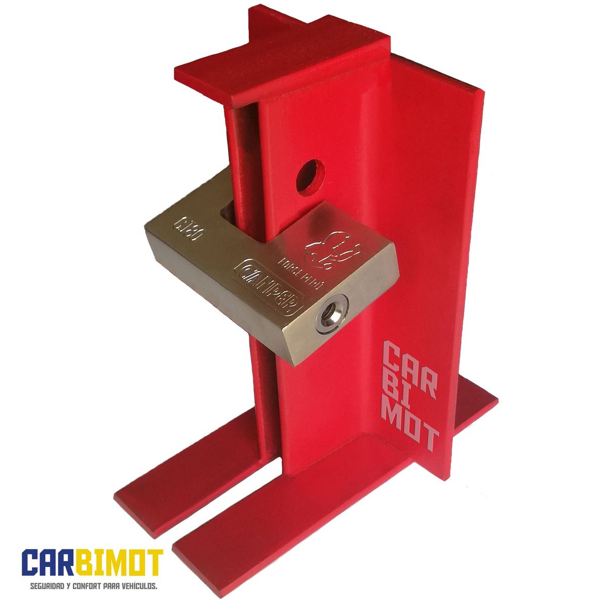 GENERICO - SEGURO BLOQUEO TRABA PEDAL VOLANTE TIMON ANTIRROBO VEHICULOS