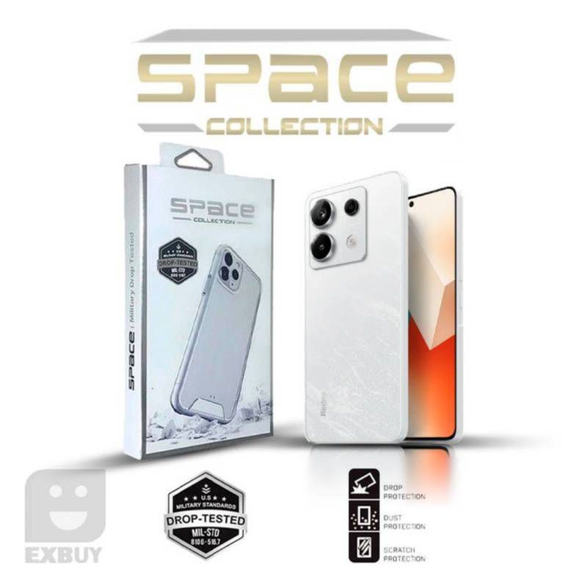 REDMI - case new space trasparente REDMI NOTE 13 4G