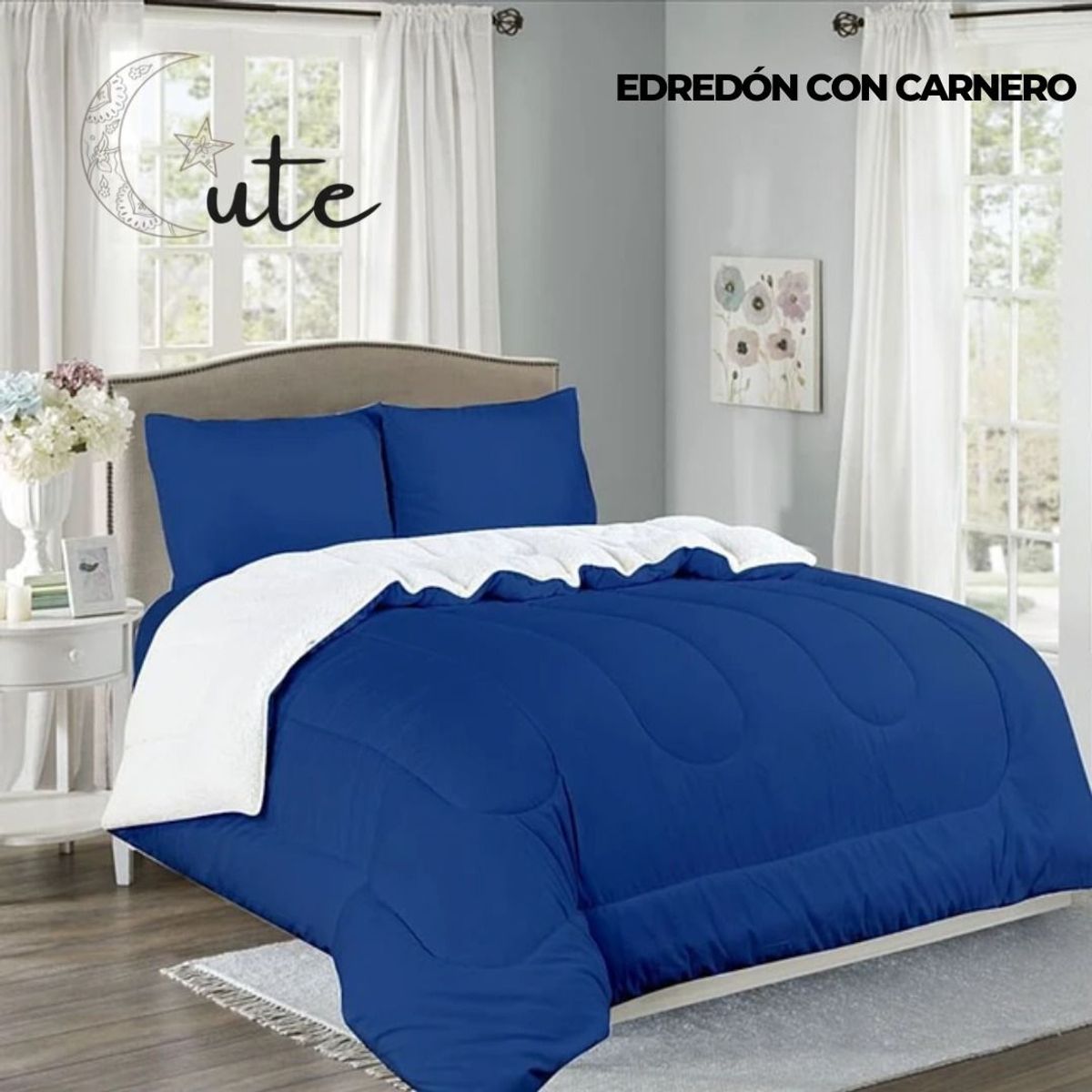 CASATEX - EDREDÓN CASATEX CON CARNERO DE 2 PLAZAS