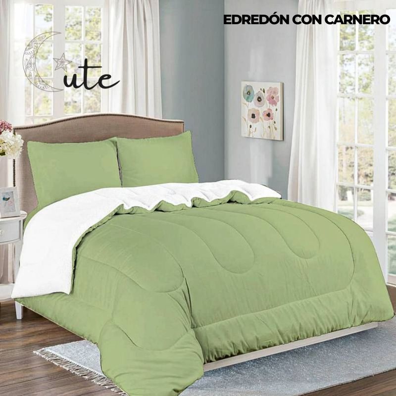 CASATEX - EDREDÓN CASATEX CON CARNERO DE 2 PLAZAS