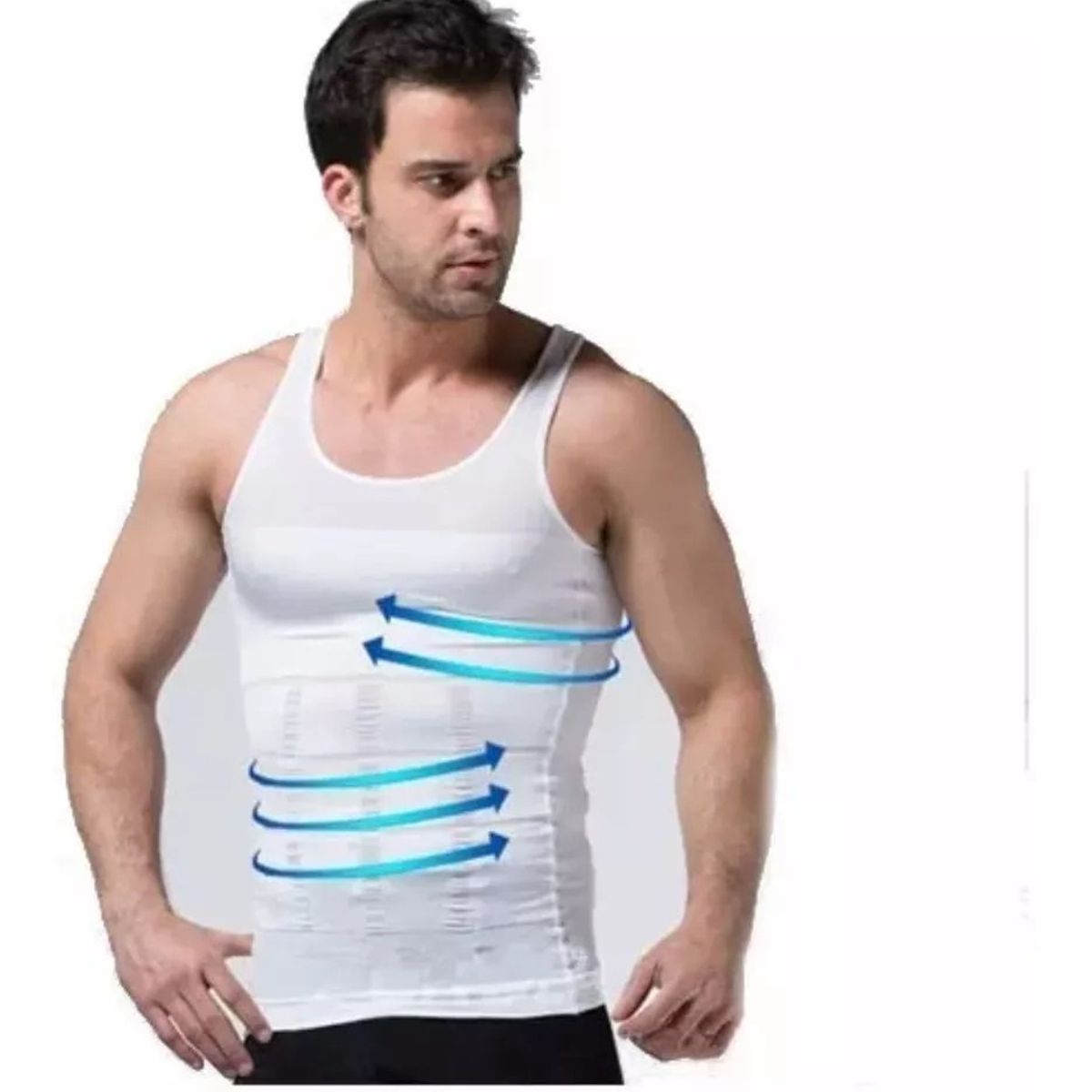 NATURELL - Camiseta Faja  corrector de postura para hombres naturell men