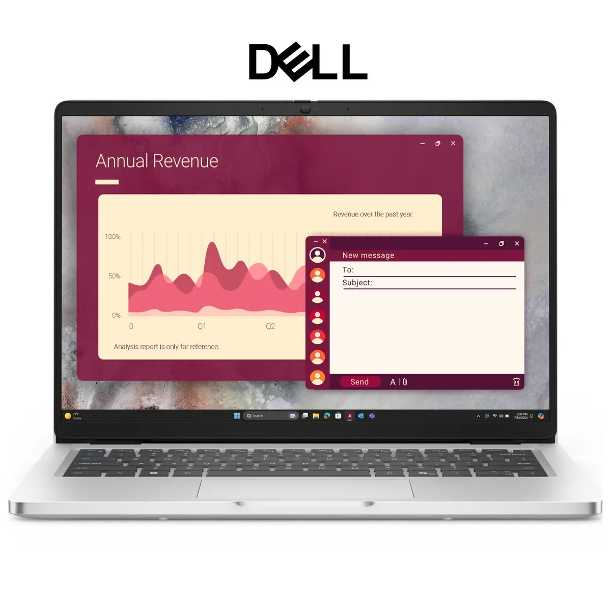 DELL - Laptop Dell Pro 14 PC14250  14" FHD Plus, Core Ultra 5-235U, Ram 16GB, Ssd 512GB, Win 11 Pro