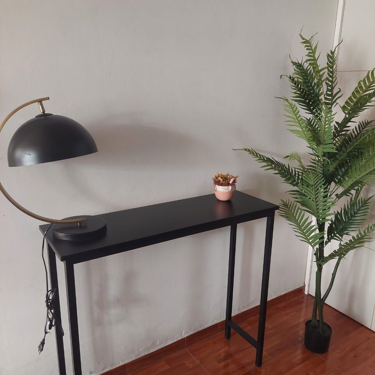 GENERICO - Recibidor industrial color negro 100x30x93 alt