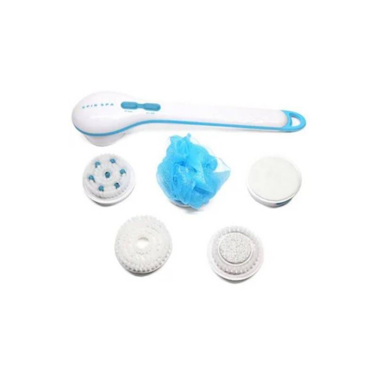 GENERICO - Cepillo de ducha de masaje eléctrico 5 en 1 Cepillo de ducha eléctrico