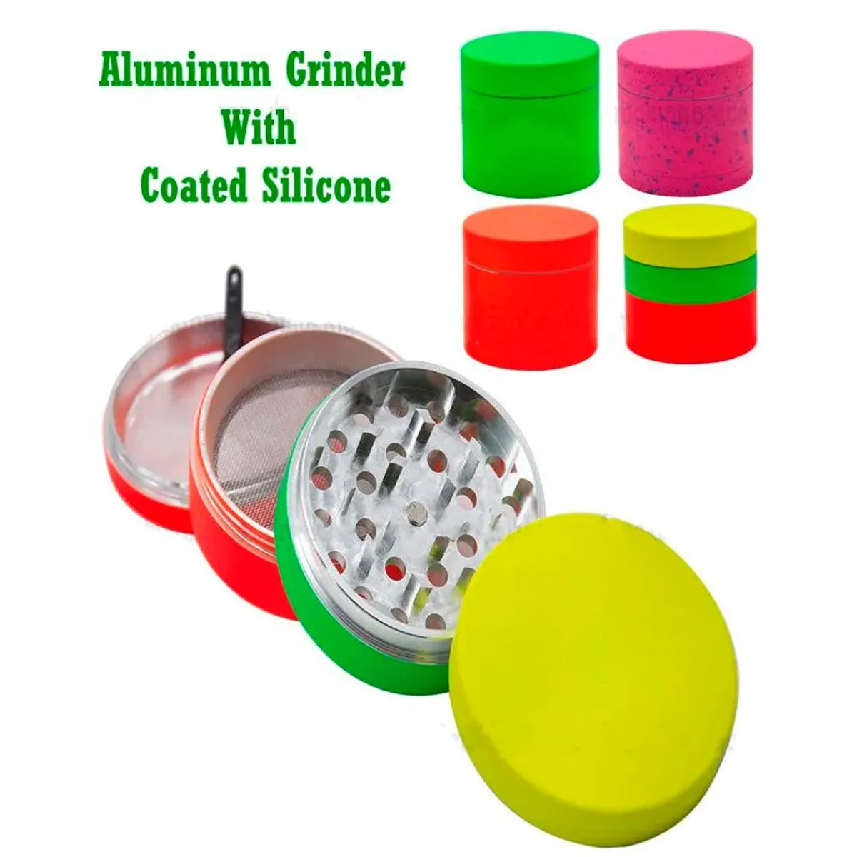 GENERICO - Molinillo de Aluminio con Silicona