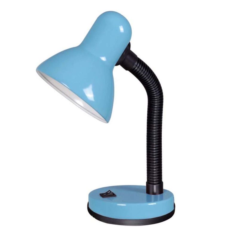 GENERICO - Lámpara de escritorio velador Celeste - 40 W