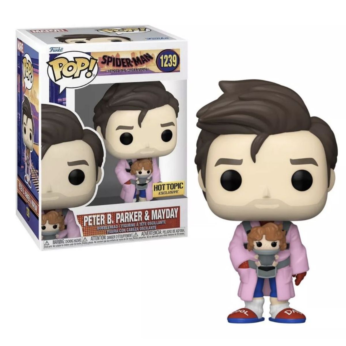 FUNKO - Peter Parker Y Mayday Funko Pop 1239 Spiderman Exclusivo