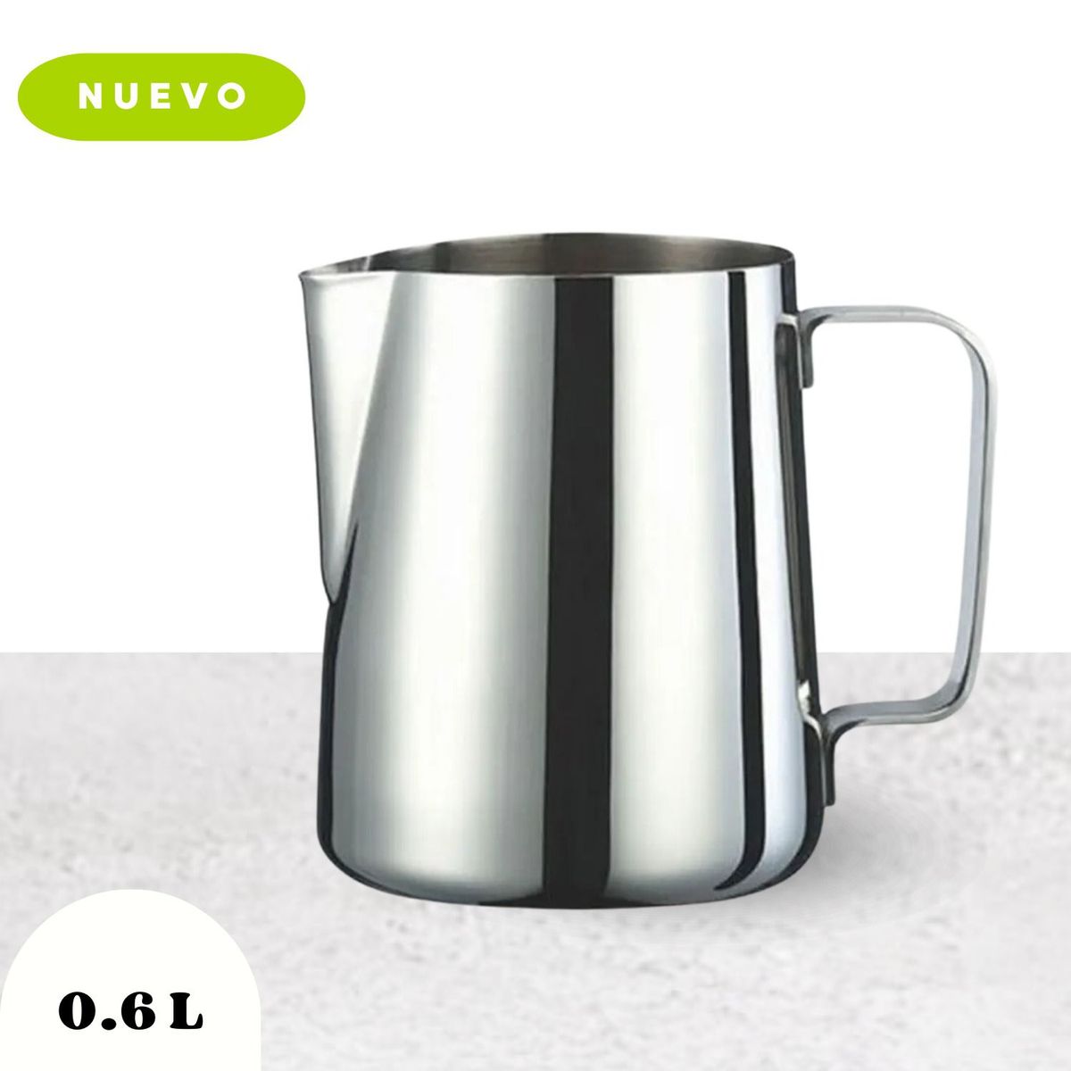 GENERICO - Jarra de leche de acero inoxidable 600ML