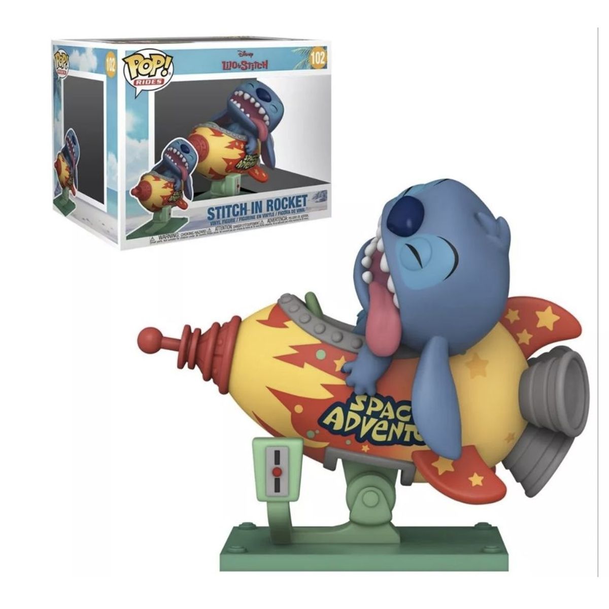 FUNKO - Stitch En Cohete Funko Pop 102 Lilo Y Stitch Ride