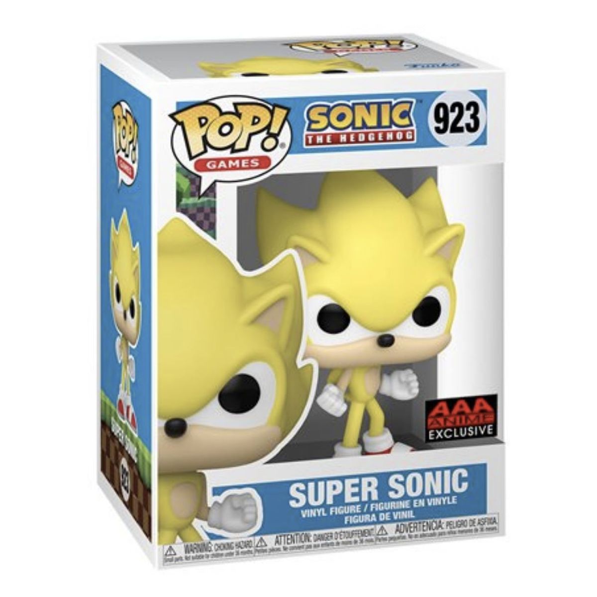 FUNKO - Super Sonic Funko Pop 923 Exclusivo Aaa Sonic