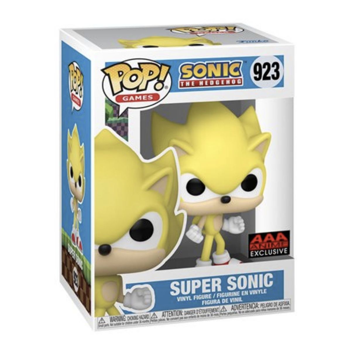 FUNKO - Super Sonic Funko Pop 923 Exclusivo Aaa Sonic