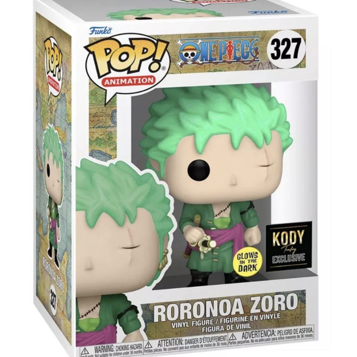 FUNKO - Roronoa Zoro Funko Pop 327 One Piece Exclusivo Gitd