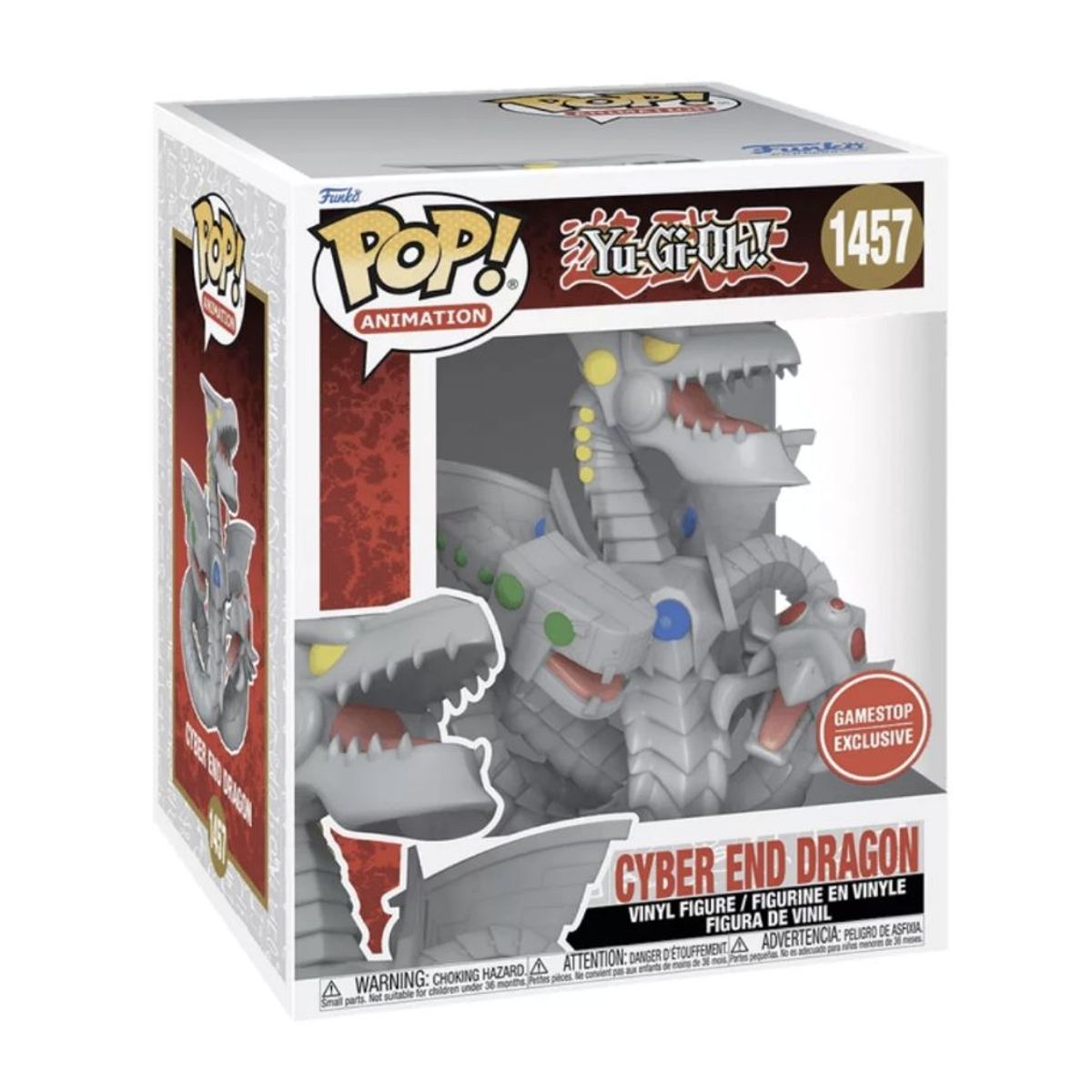 FUNKO - Cyber End Dragon Funko Pop 1457 Yu Gi Oh Exclusivo