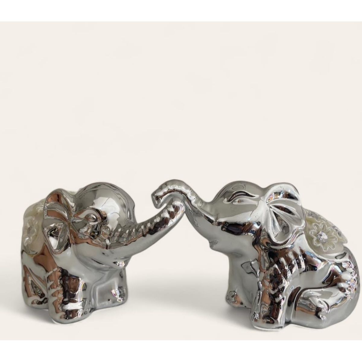 GENERICO - Adornos Elefantes Trompas De Amor