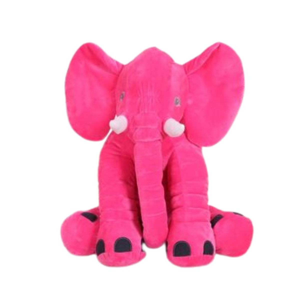 GENERICO - Peluche Elefante - Fucsia 60 cm