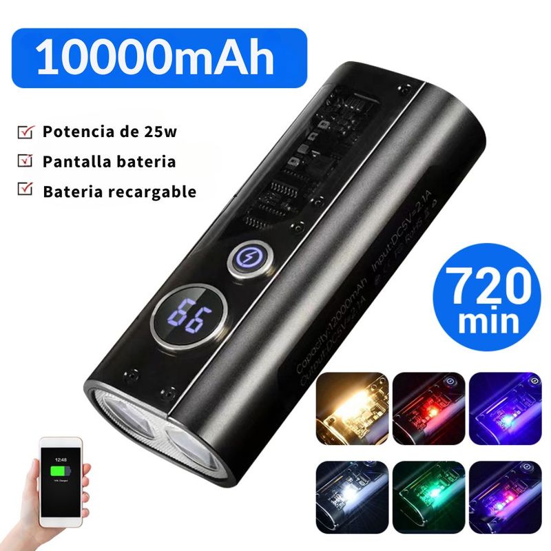 LIDIMI - Linterna Súper Brillante 4000 L potente