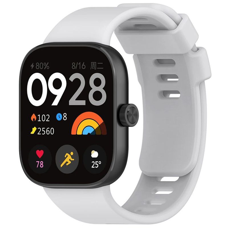 GENERICO - Correa Silicona para REDMI WATCH 4 - Gris