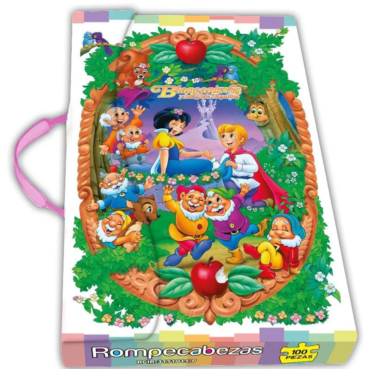 GENERICO - ROMPECABEZAS 100 PZAS BLANCA NIEVES Y LOS 7 ENANITOS