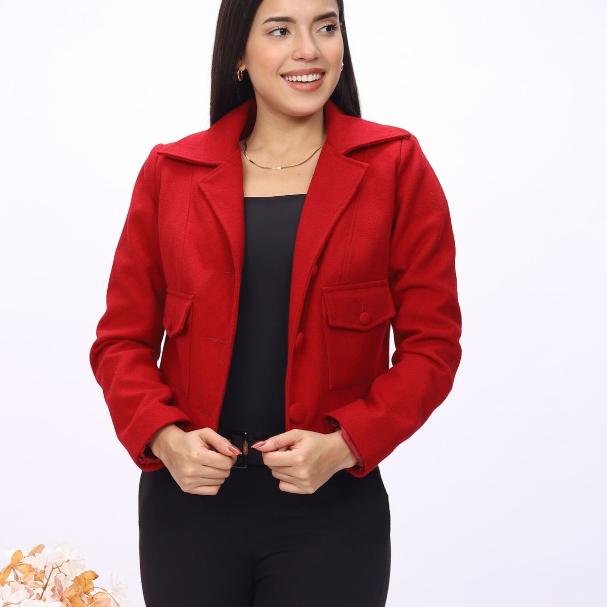 NANCY'S COLLECTION - Abrigo de paño Mujer Nancys Collection