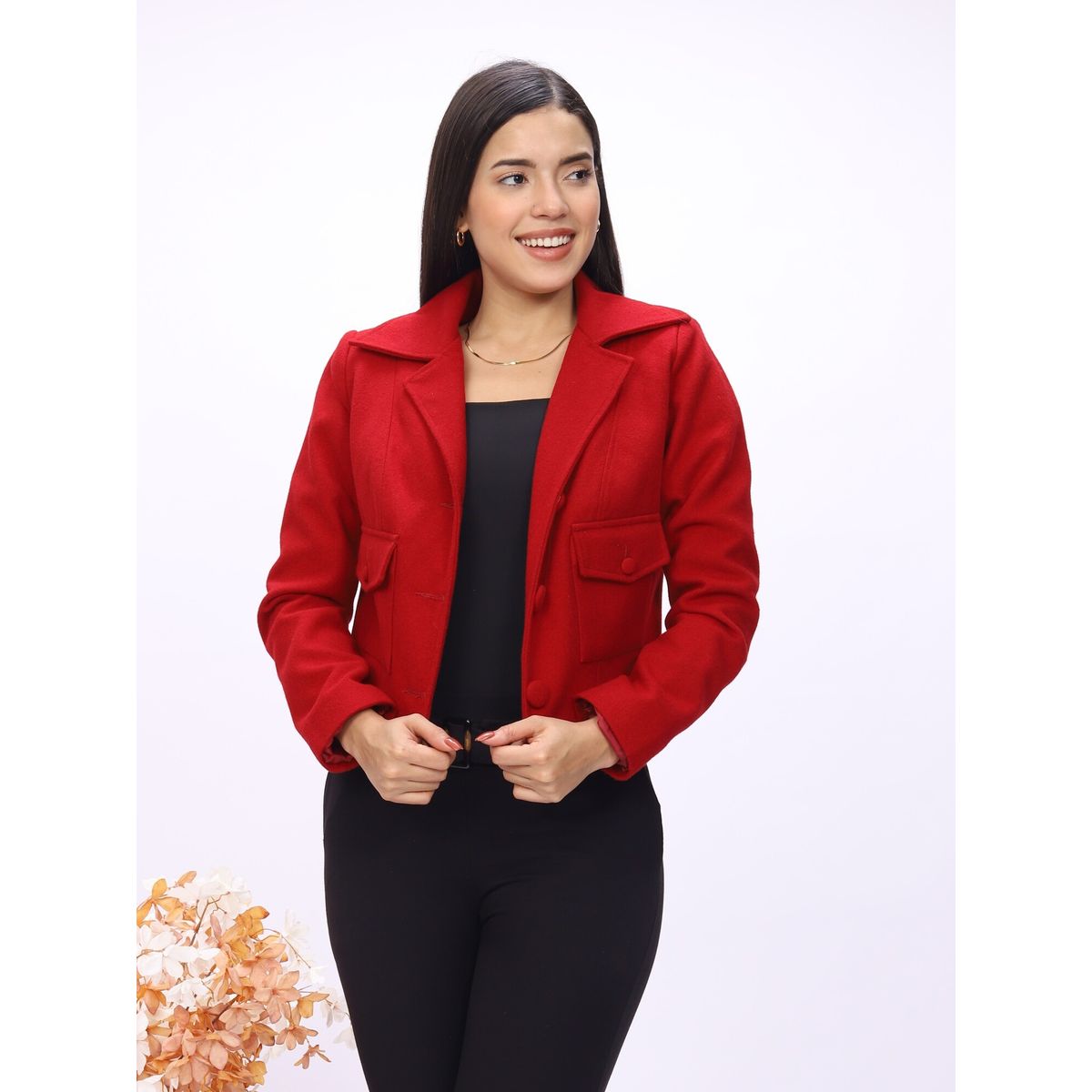 NANCY'S COLLECTION - Abrigo de paño Mujer Nancys Collection