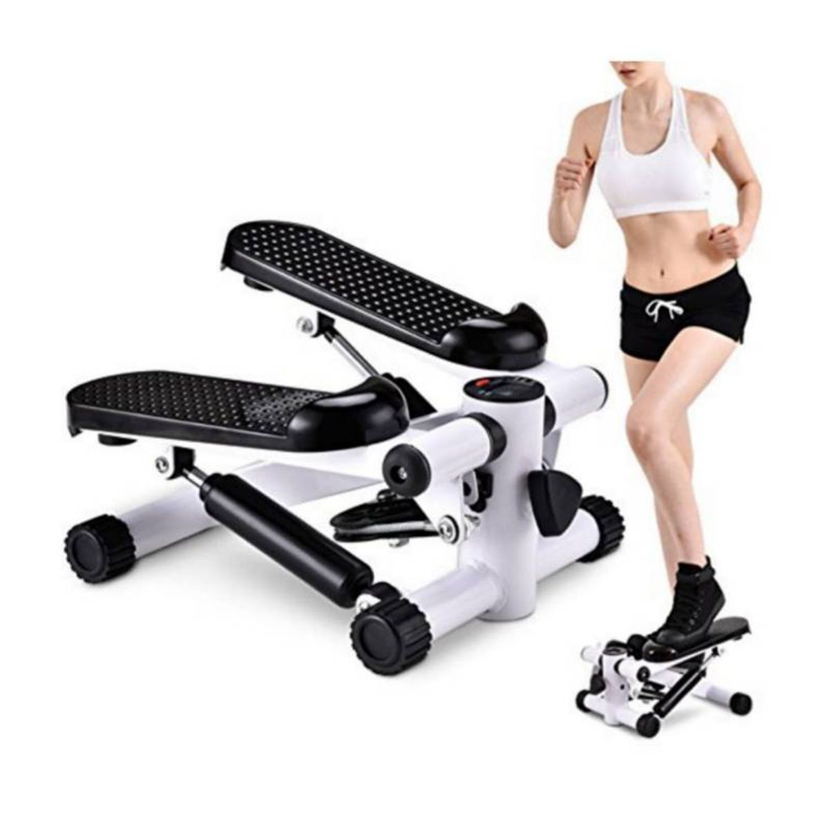 GENERICO - Mini Escaladora Stepper Eliptica Maquina gluteos Ligas