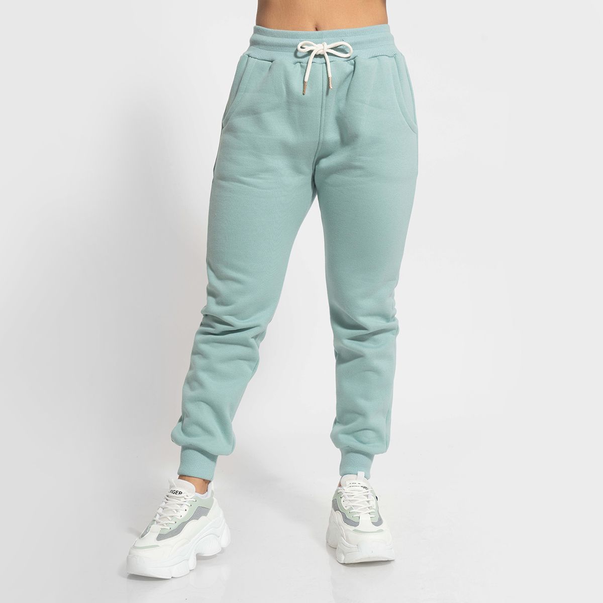 GENERICO - buzo jogger de algodón para mujer turquesa Arcoi