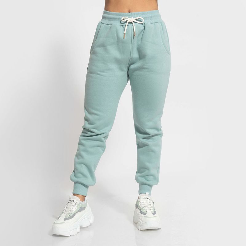 GENERICO - buzo jogger de algodón para mujer turquesa Arcoi