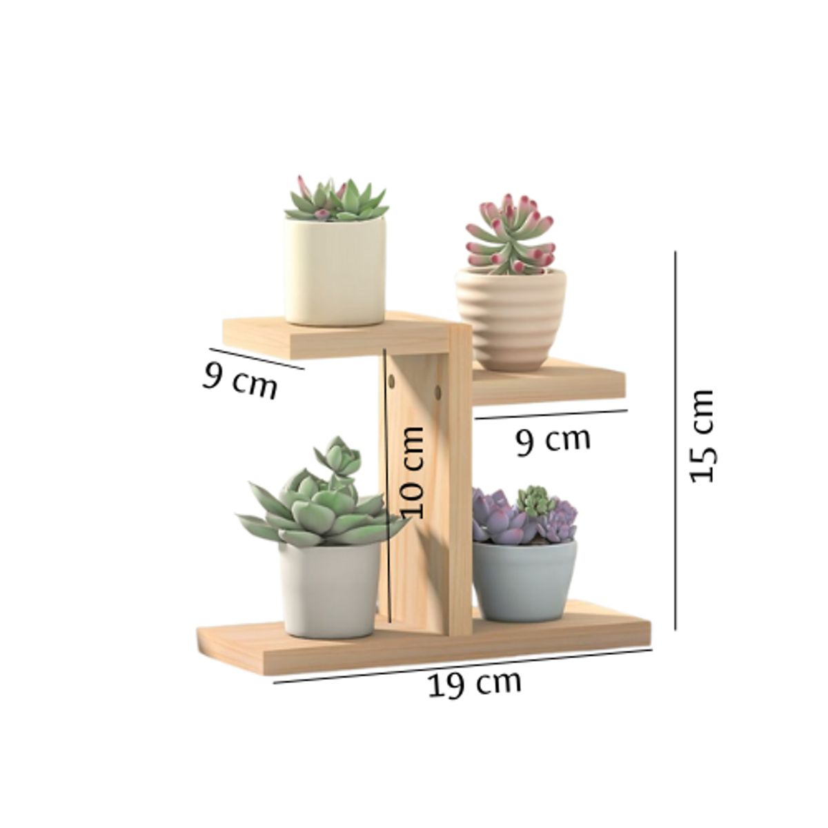 GENERICO - PORTA MACETA  AZALEA  ACABADO NATURAL