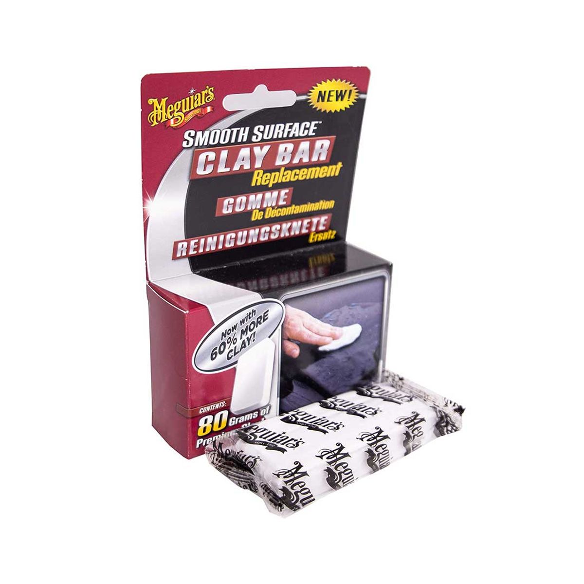 MEGUIARS - G10 Meguiars Clay Bar - Barra Plastilina de Descontaminado