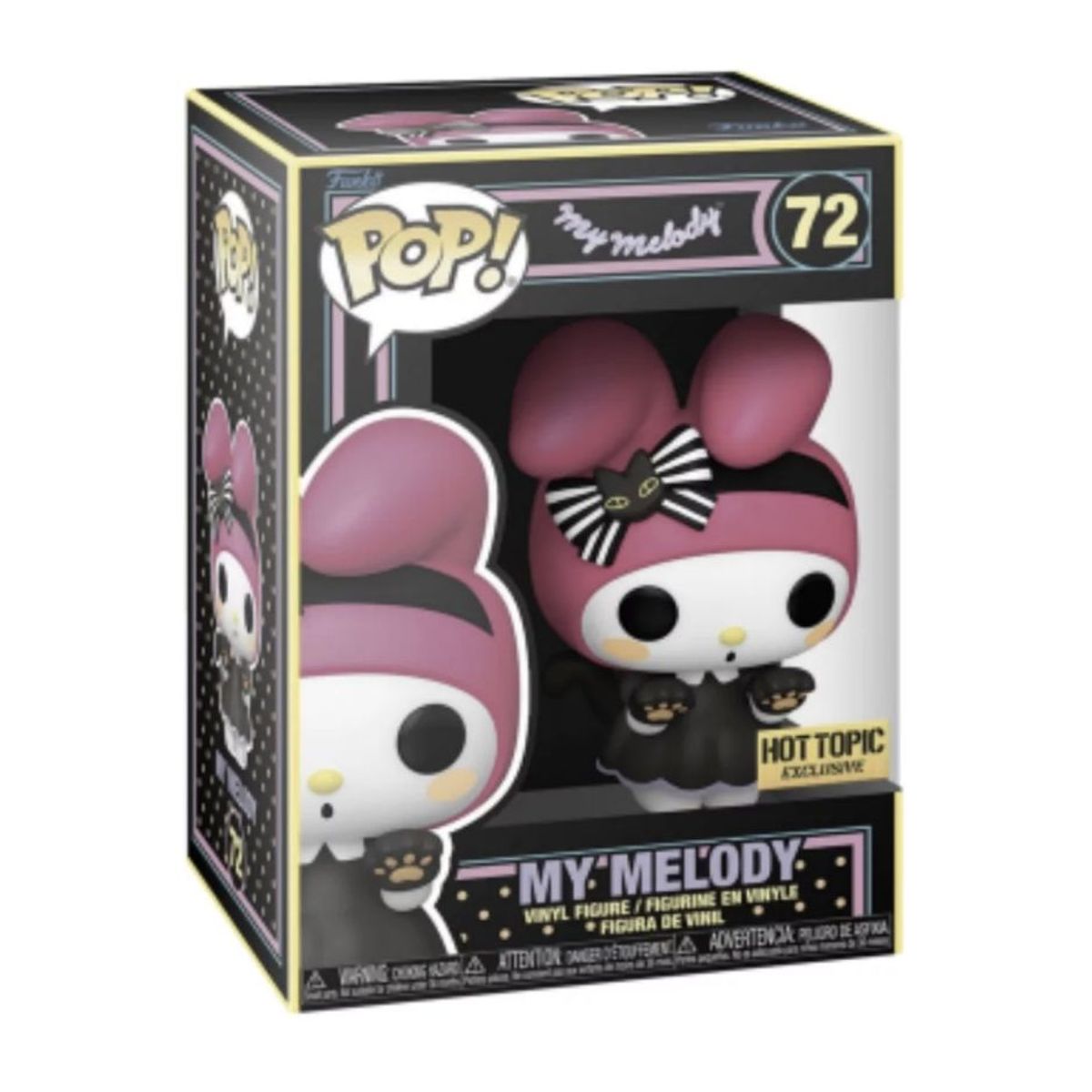 FUNKO - My Melody Black Light Funko Pop 72 Hello Kitty Exclusivo