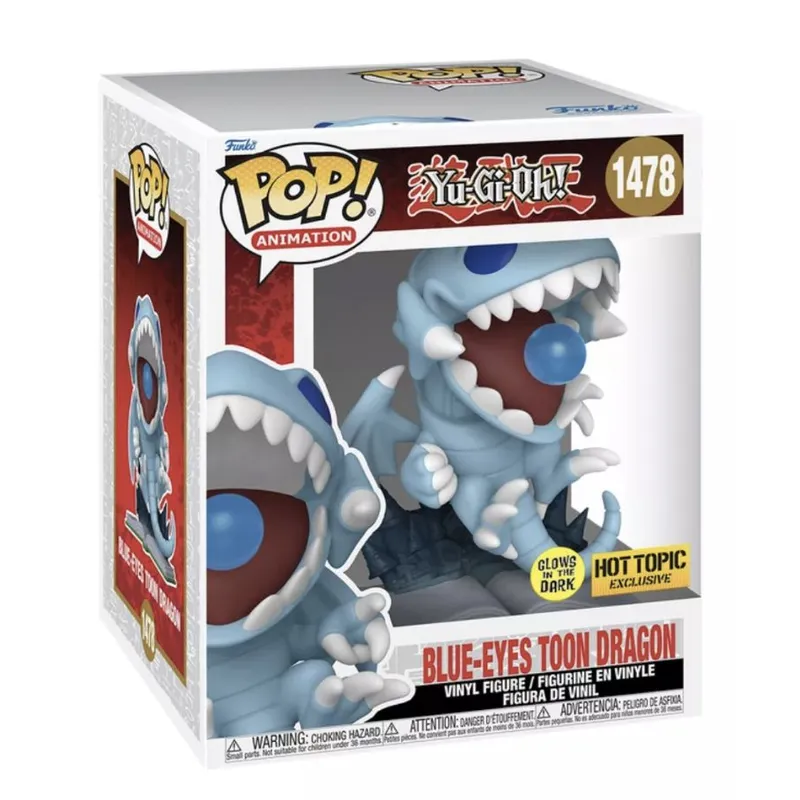 FUNKO - Blue Eyes Toon Dragon Funko Pop 1478 Glow Yu Gi Oh