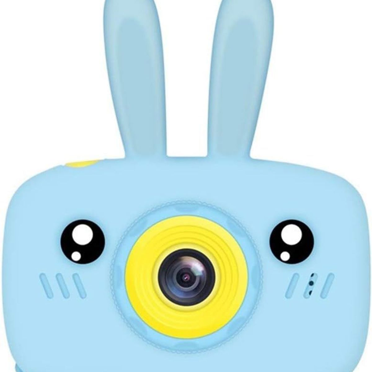 GENERICO - cámara conejito 1080P Full HD con cordón y cable de carga celeste