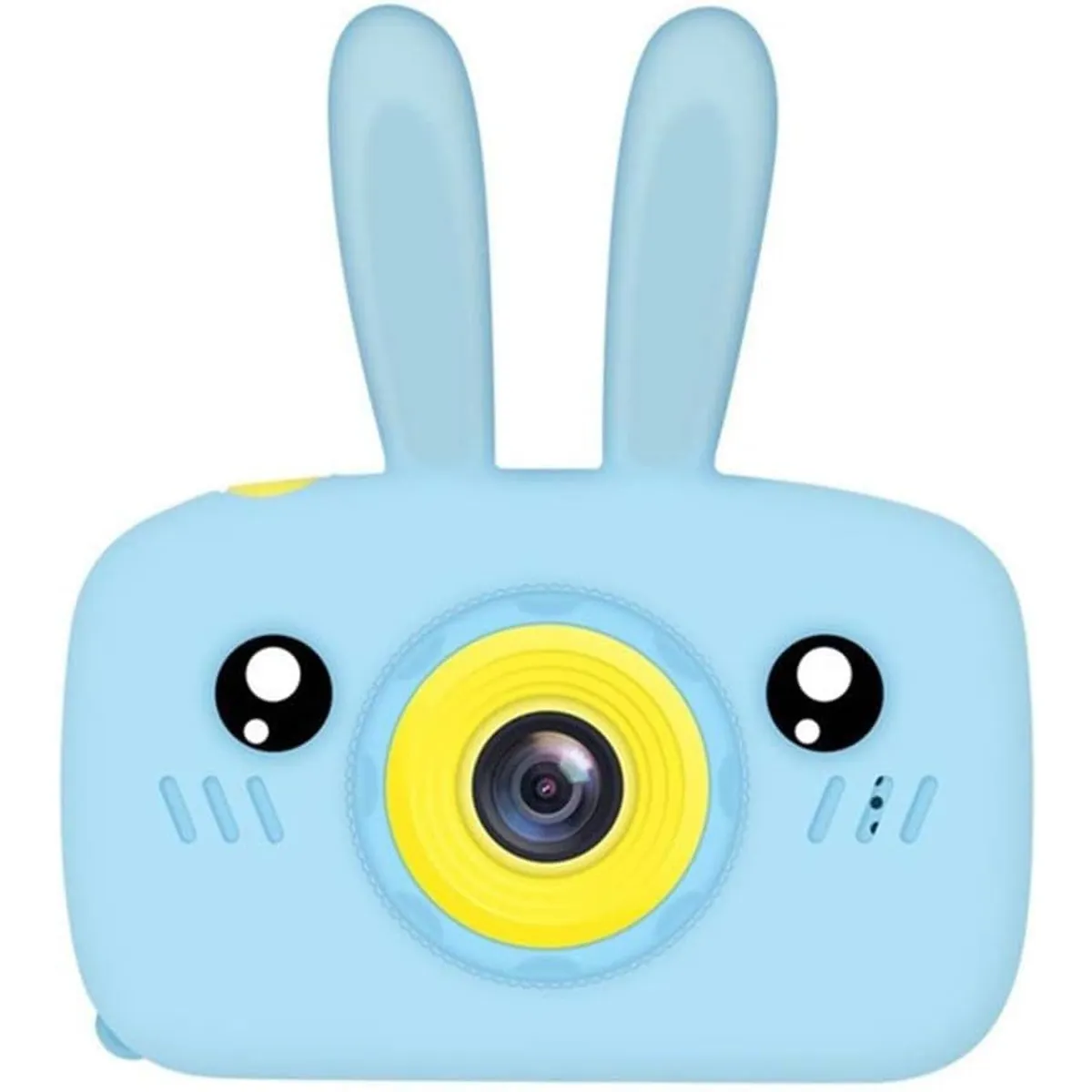 GENERICO - cámara conejito 1080P Full HD con cordón y cable de carga celeste