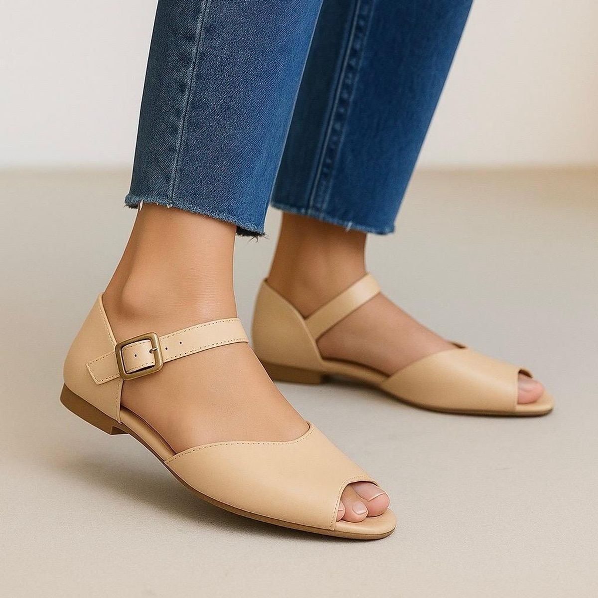 GENERICO - Balerinas Mujer Misshus Sol Beige