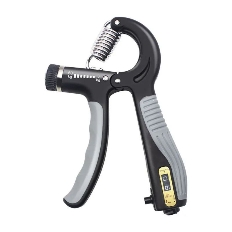 GENERICO - Hand Grip  Con Regulador 5-60Kg Y Contador Digital