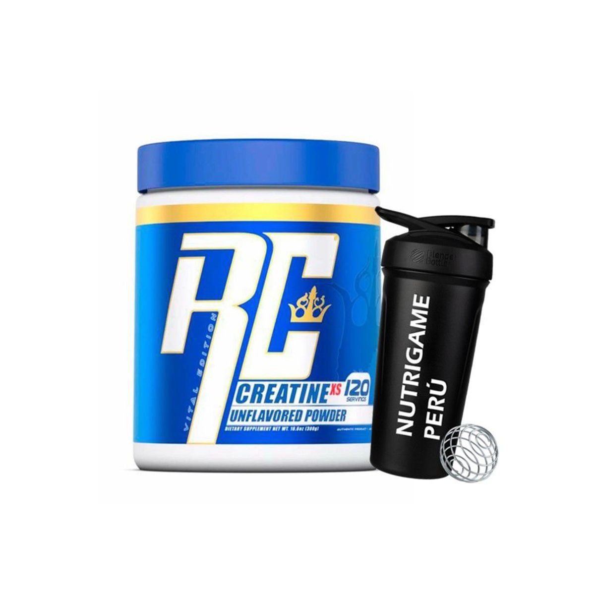 RONNIE COLEMAN - Creatina Monohidratada Ronnie Coleman 300gr +Shaker - Tienda Fisica