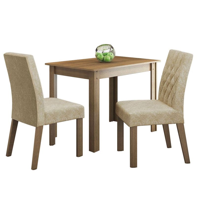MADESA - Juego de Comedor Lidia con 2 Sillas