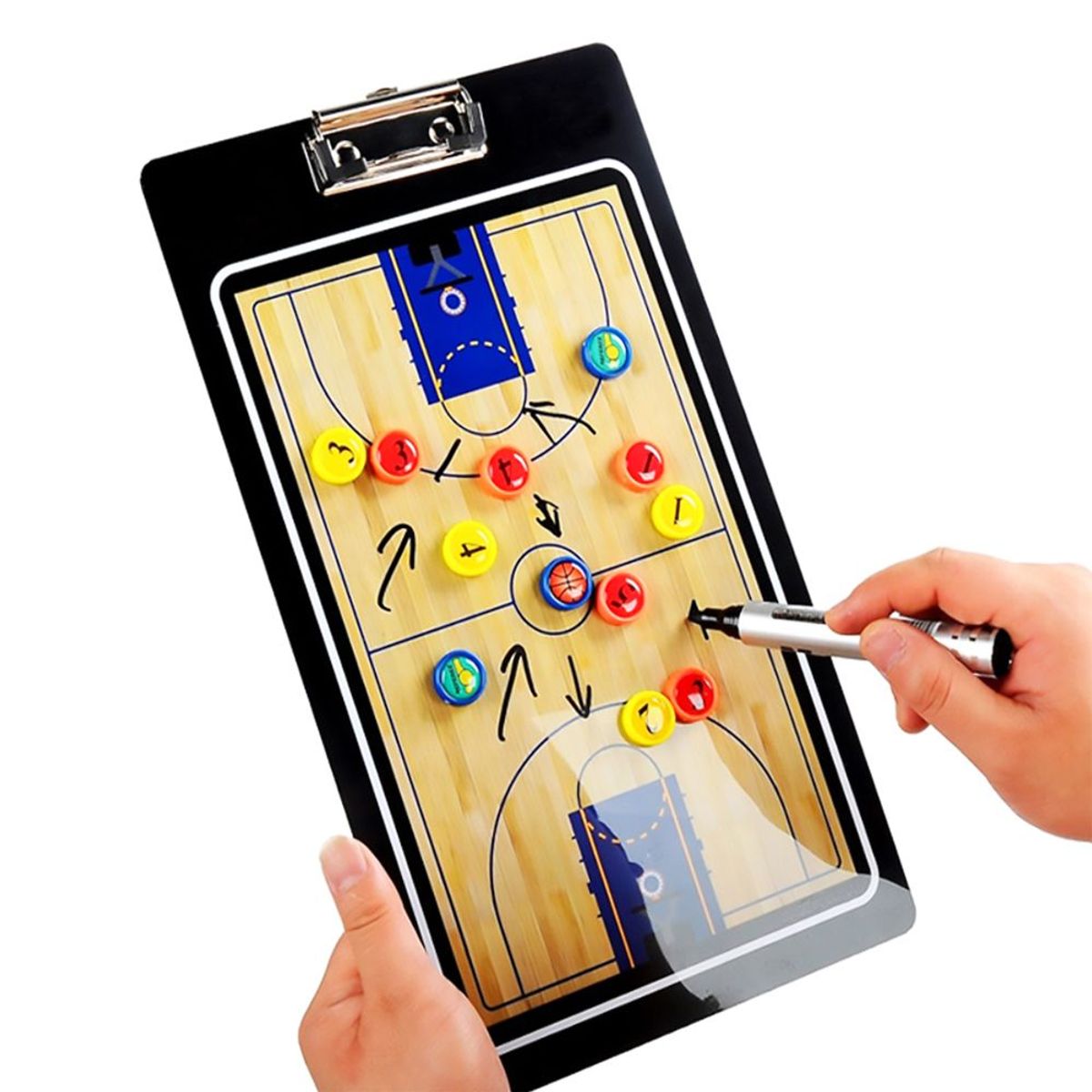 GENERICO - Tablero Táctico Magnético Para Entrenadores de Básquet