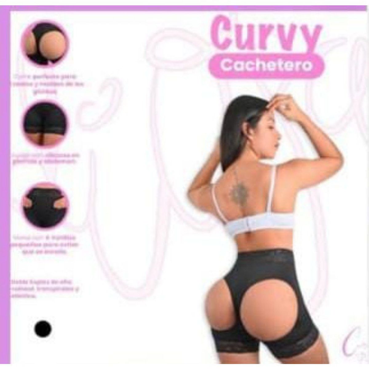 GENERICO - Faja Calzón Levanta Gluteos Curvy Faja Moldeadora