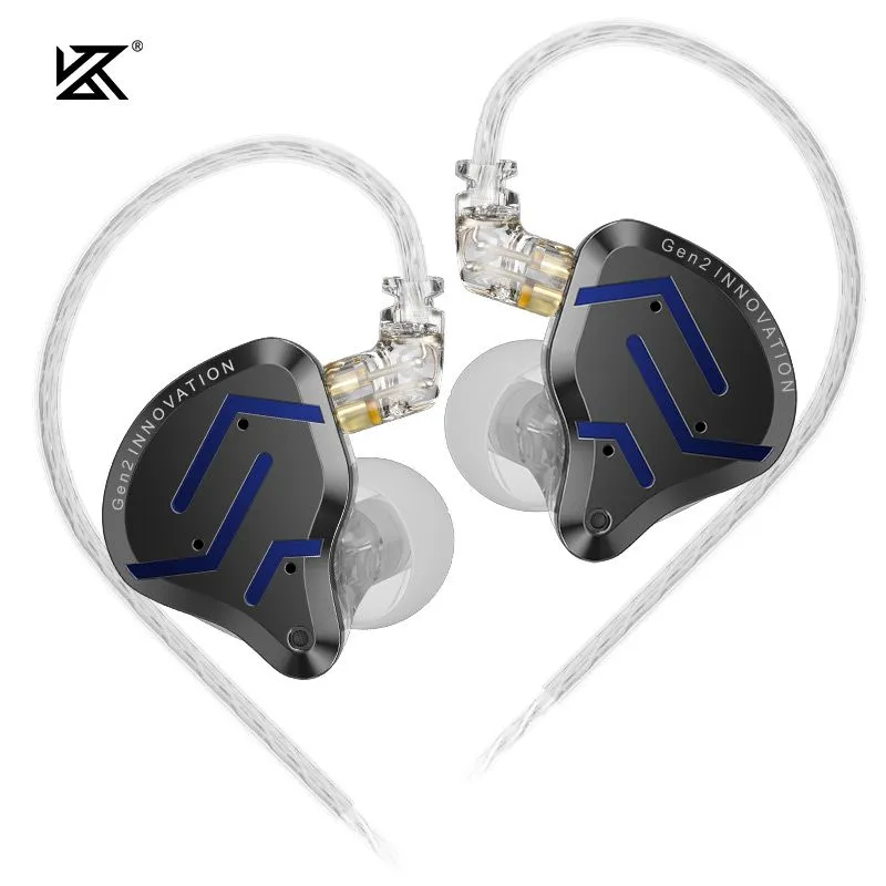 KZ - Audífonos In-Ear KZ ZSN PRO 2 con graves dinámicos-Sin MIC Auriculares