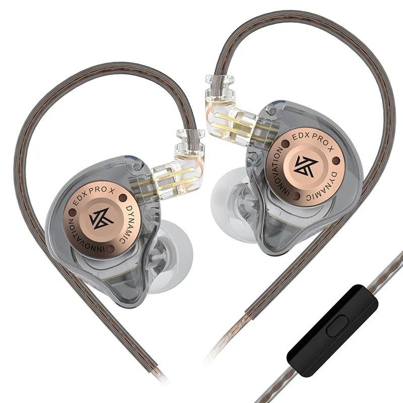 KZ - Audífonos In-Ear KZ EDX PRO X con graves dinámicos-Con MIC Auriculares