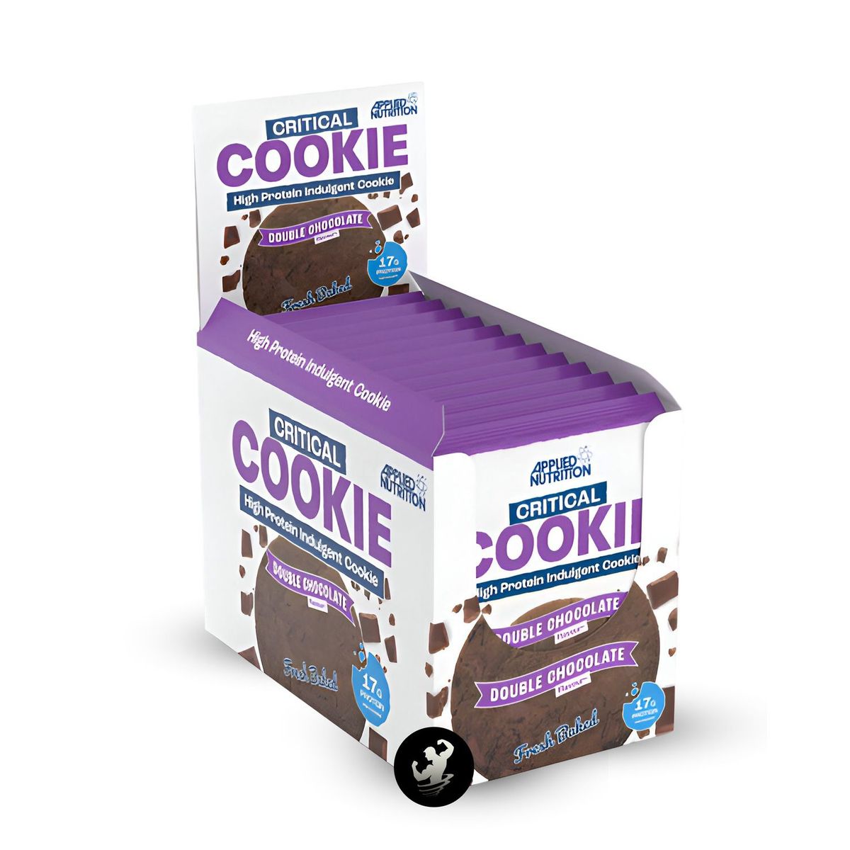 APPLIED NUTRITION - Galleta de proteína - Critical Cookie 73 gr - Double Chocolate x 12