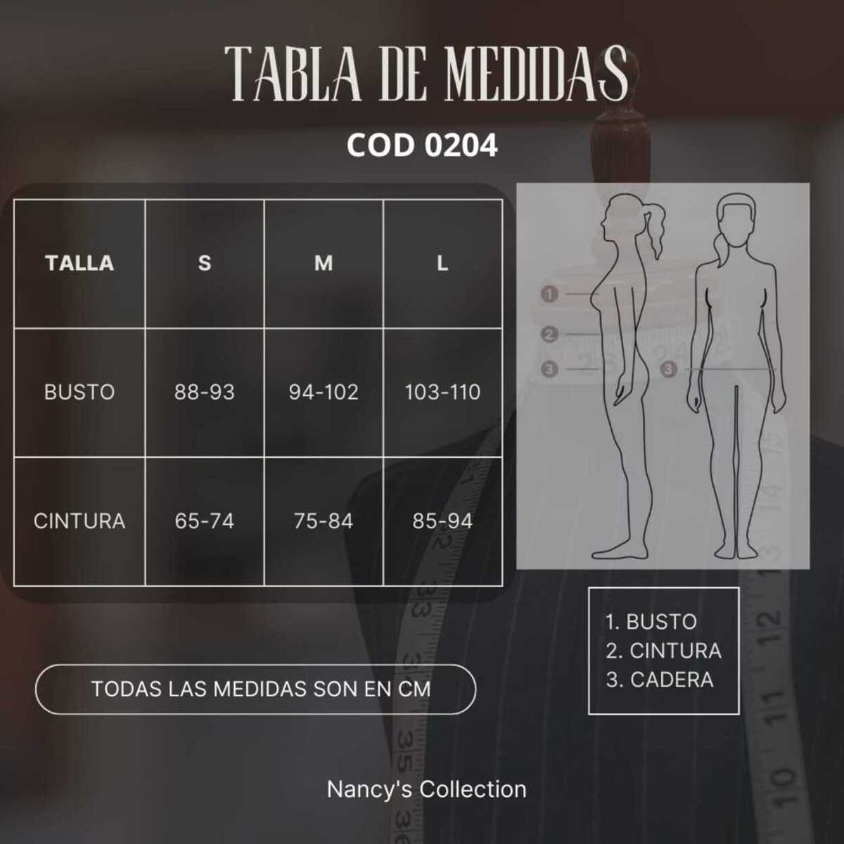 NANCY'S COLLECTION - Blazer de Mujer Nancys Collection