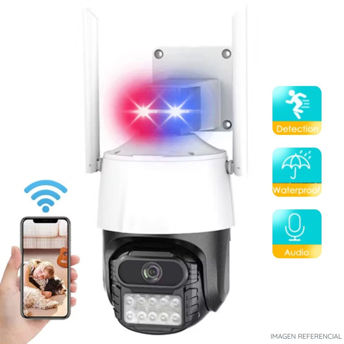 INSPIRA MARKET - Camara de seguridad inteligente WIFI