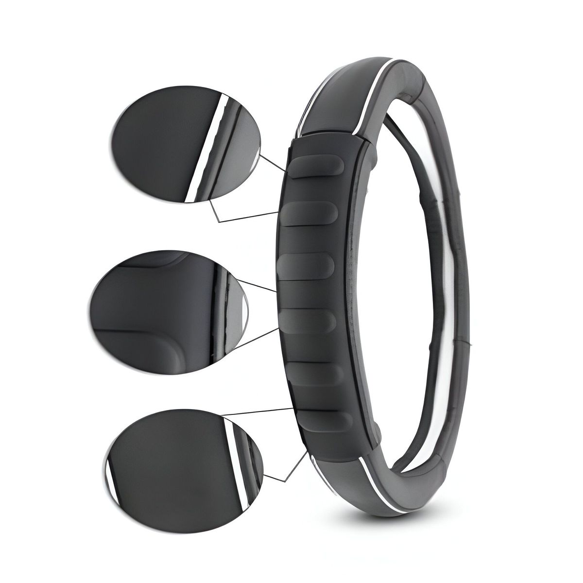 GENERICO - Funda Forro De Timon en Cuero Diseño Exclusivo