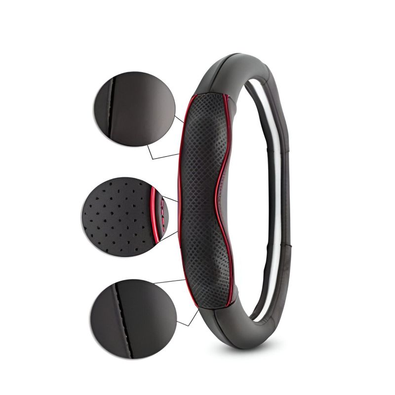 GENERICO - Funda Forro De Timon en Cuero Diseño Exclusivo